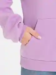 Лавандовый худи женское, утеплённое