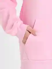Розовый худи женское, утеплённое