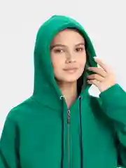 Лайм толстовка женская, утепленная, оверсайз