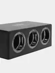 Угольный разветвитель прикуривателя 1 USB 4 разъема Olesson 1527/1528