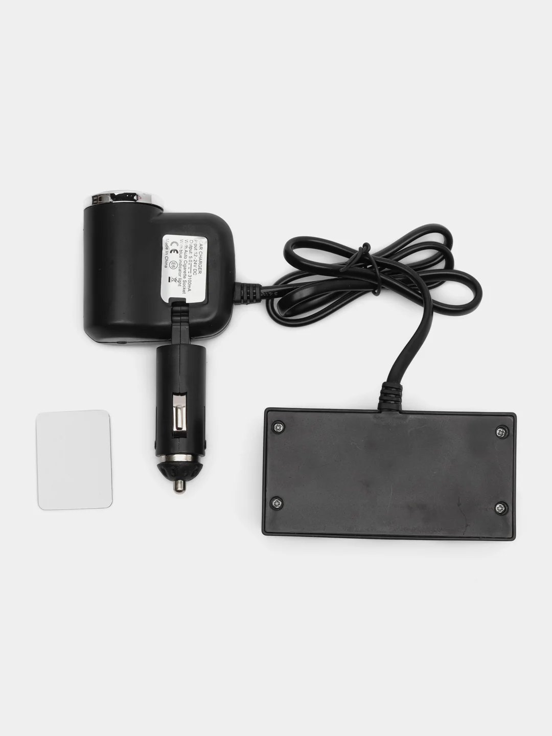 Угольный разветвитель прикуривателя 1 USB 4 разъема Olesson 1527/1528