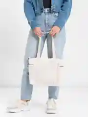 Молочный сумка женская, большая, зимняя