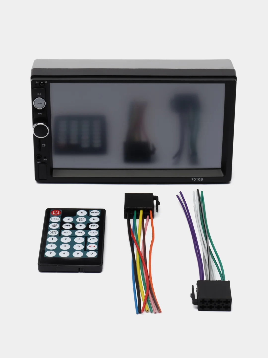 Магнитола 2 DIN + камера заднего хода Mirror link c пультом, экран 7", Bluetooth, USB, AUX