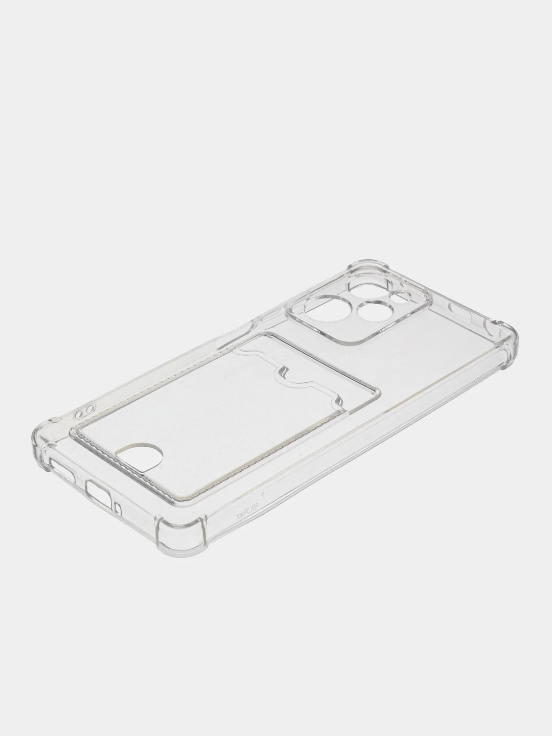Прозрачный чехол Zibelino Silicone Card Holder для Xiaomi Poco X5 Pro 5G