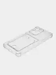 Прозрачный чехол Zibelino Silicone Card Holder для Xiaomi Poco X5 Pro 5G