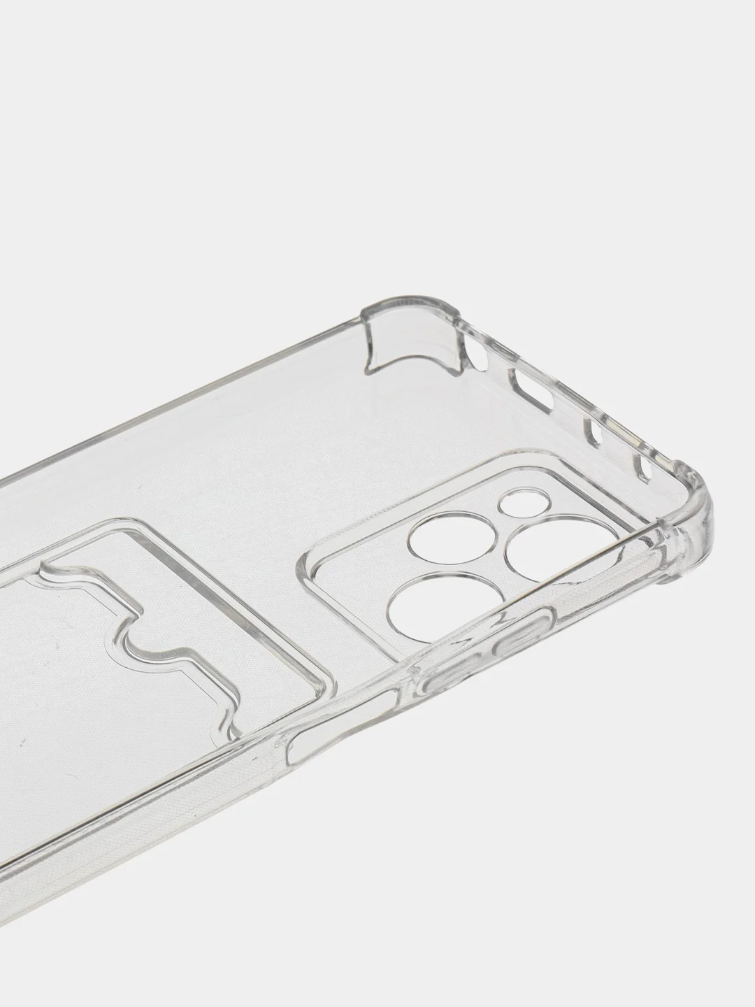 Прозрачный чехол Zibelino Silicone Card Holder для Xiaomi Poco X5 Pro 5G