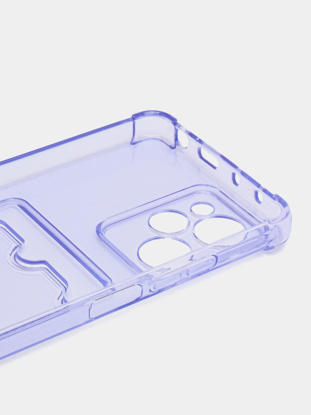 Синий чехол Zibelino Silicone Card Holder для Xiaomi Poco X5 Pro 5G