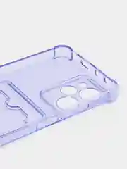 Синий чехол Zibelino Silicone Card Holder для Xiaomi Poco X5 Pro 5G