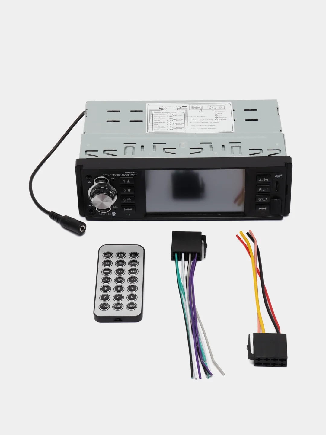 Автомагнитола 1 DIN сенсорный экран, MP5 плеер, Bluetooth, AUX, USB,