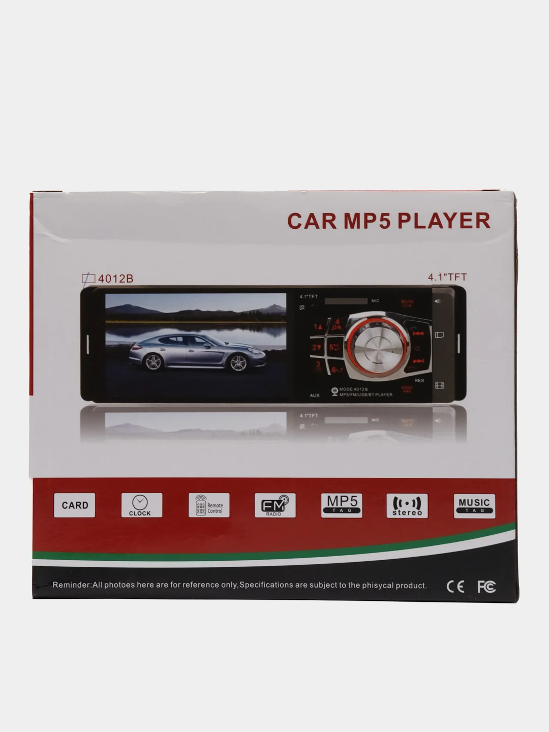 1 din автомагнитола с экраном, MP5 плеер, Bluetooth, AUX, USB, автомобильная магнитола