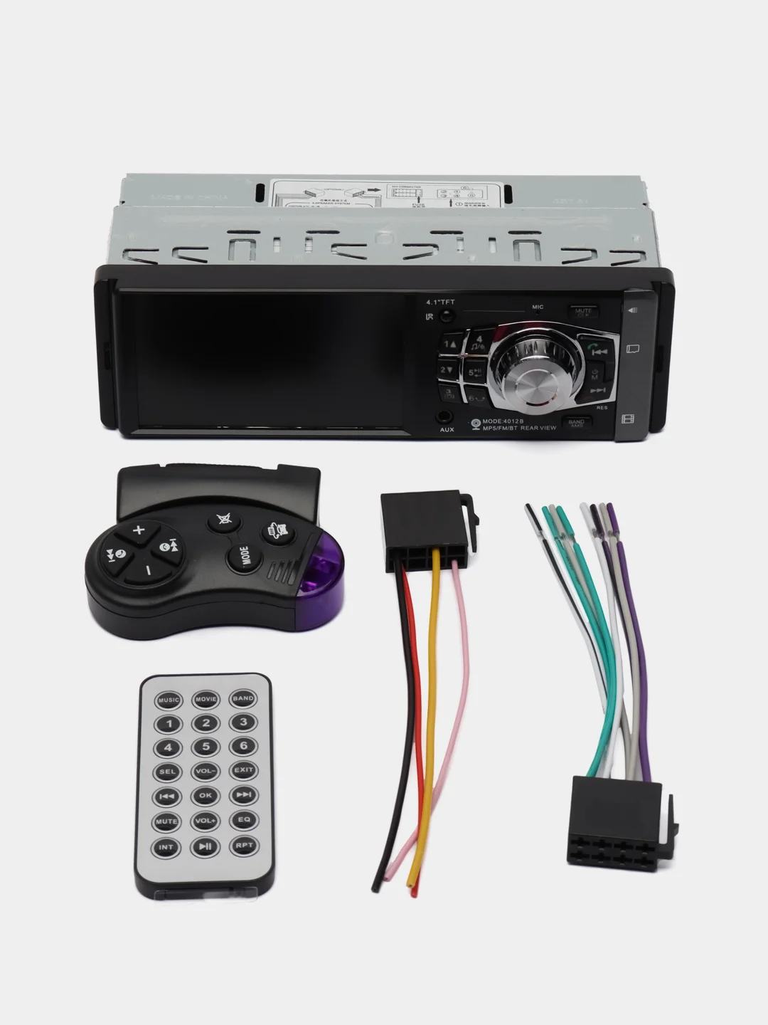 1 din автомагнитола с экраном, MP5 плеер, Bluetooth, AUX, USB, автомобильная магнитола