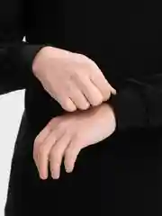 Черный мужское термобелье с начесом