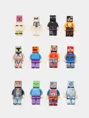 Набор 12 фигурок из популярной игры Майнкрафт