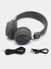 Серый беспроводные наушники Hoco W25 Deep Bass,  с микрофоном