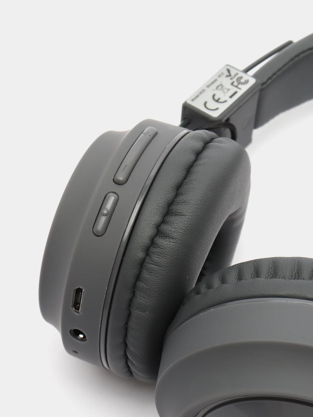 Серый беспроводные наушники Hoco W25 Deep Bass,  с микрофоном