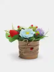 Карамельный букет из мыльных цветов и ягод, подарочный набор"Букет ",подарок учителю,коллеге