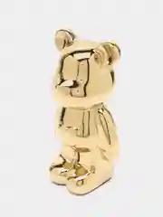 Золотой статуэтка медведь "Bearbrick", копилка керамическая