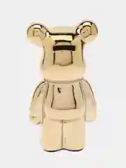 Золотой статуэтка медведь "Bearbrick", копилка керамическая
