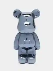 Синий статуэтка медведь "Bearbrick", копилка керамическая