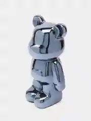 Синий статуэтка медведь "Bearbrick", копилка керамическая