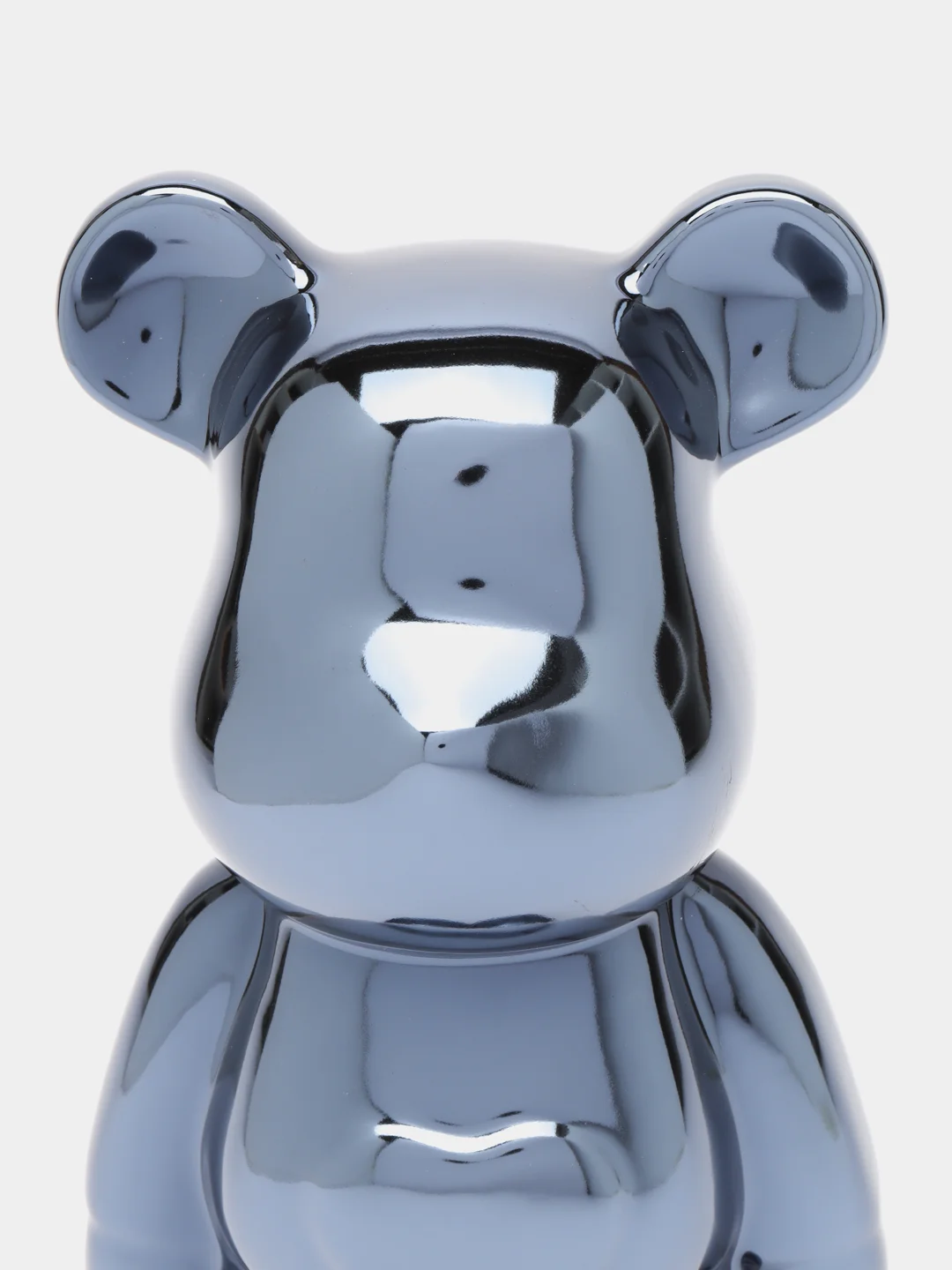 Синий статуэтка медведь "Bearbrick", копилка керамическая