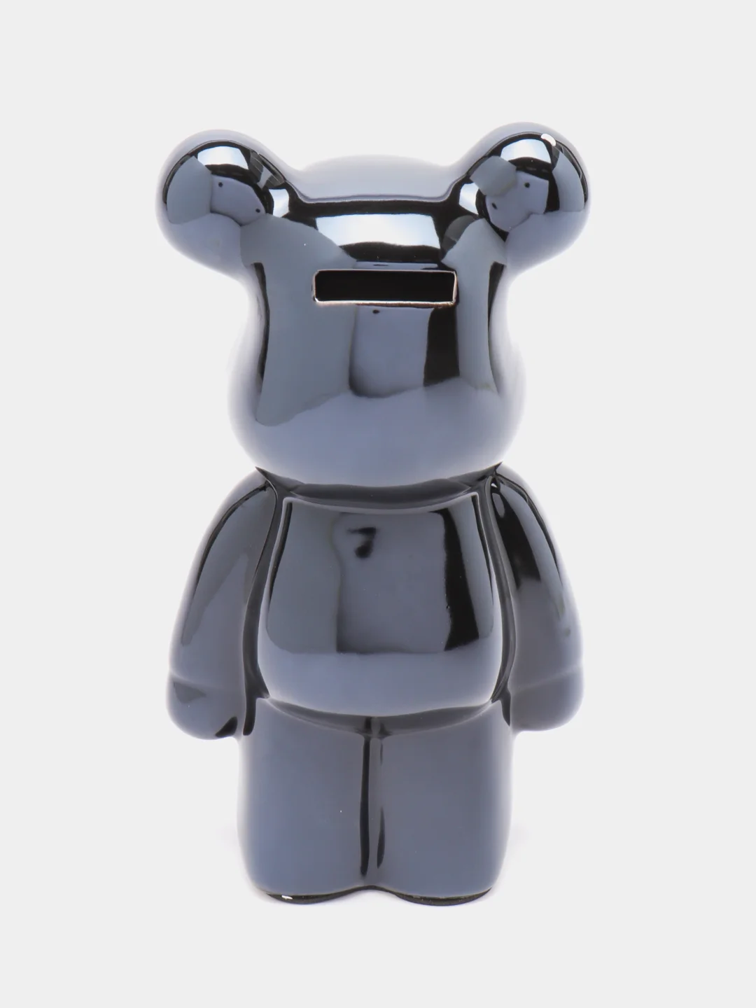 Синий статуэтка медведь "Bearbrick", копилка керамическая