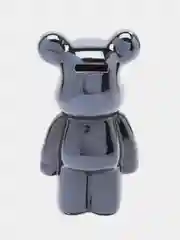 Синий статуэтка медведь "Bearbrick", копилка керамическая