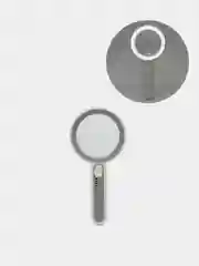 Лупа Х6-12 с аккумулятором USB, для чтения учебы, рукоделия, ручная ,с подсветкой просмотровая