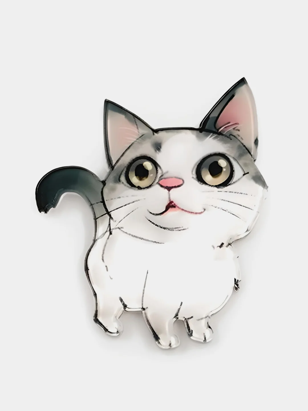 Коралловый меланж значок акриловый, на булавке, 34 вида