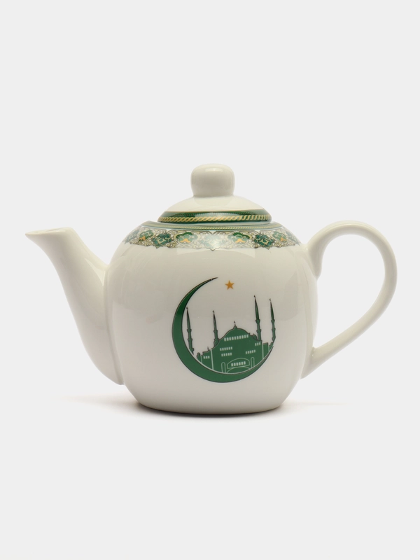 Чайник заварочный мусульманский, фарфор, маленький объем/на подарок