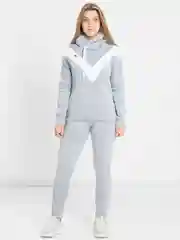 Серый костюм спортивный женский, утепленный