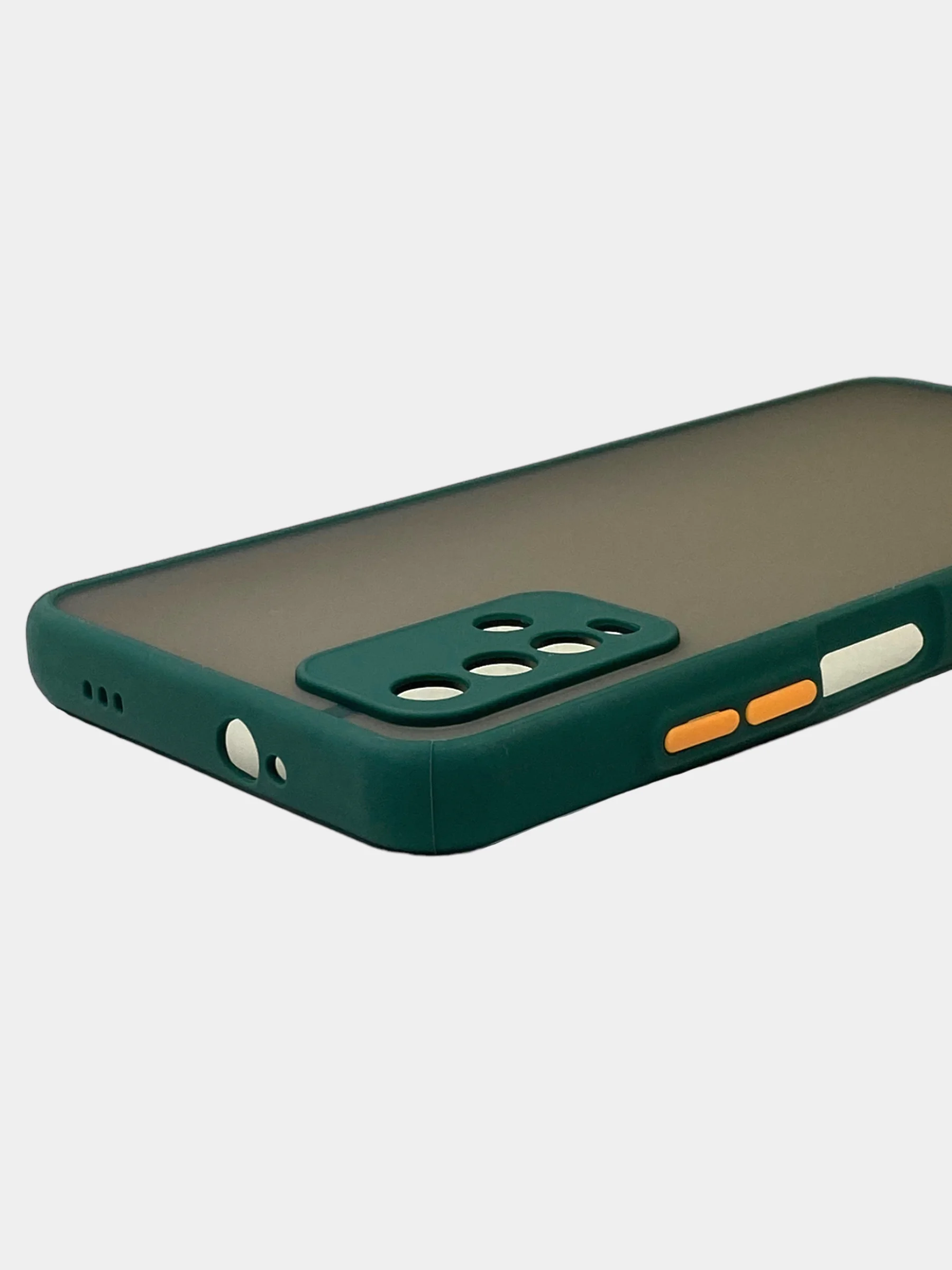 Морской чехол матовый Xiaomi Redmi 9T, Редми 9Т пластиковый полупрозрачный с цветными кнопками
