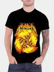 Футболка унисекс с принтом Metallica (Металлика) из хлопка