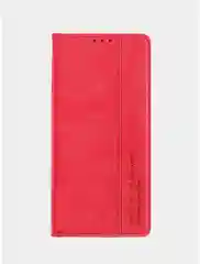 Красный чехол-книжка для Samsung A52 из нубука Super Creative