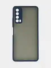Чехол Huawei P Smart 2021 / Хуавей П Смарт 2021, пластиковый, матовый, с цветными кнопками