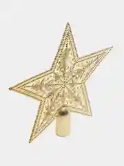 Горчичный наконечник звезда на елку, ёлочное украшение