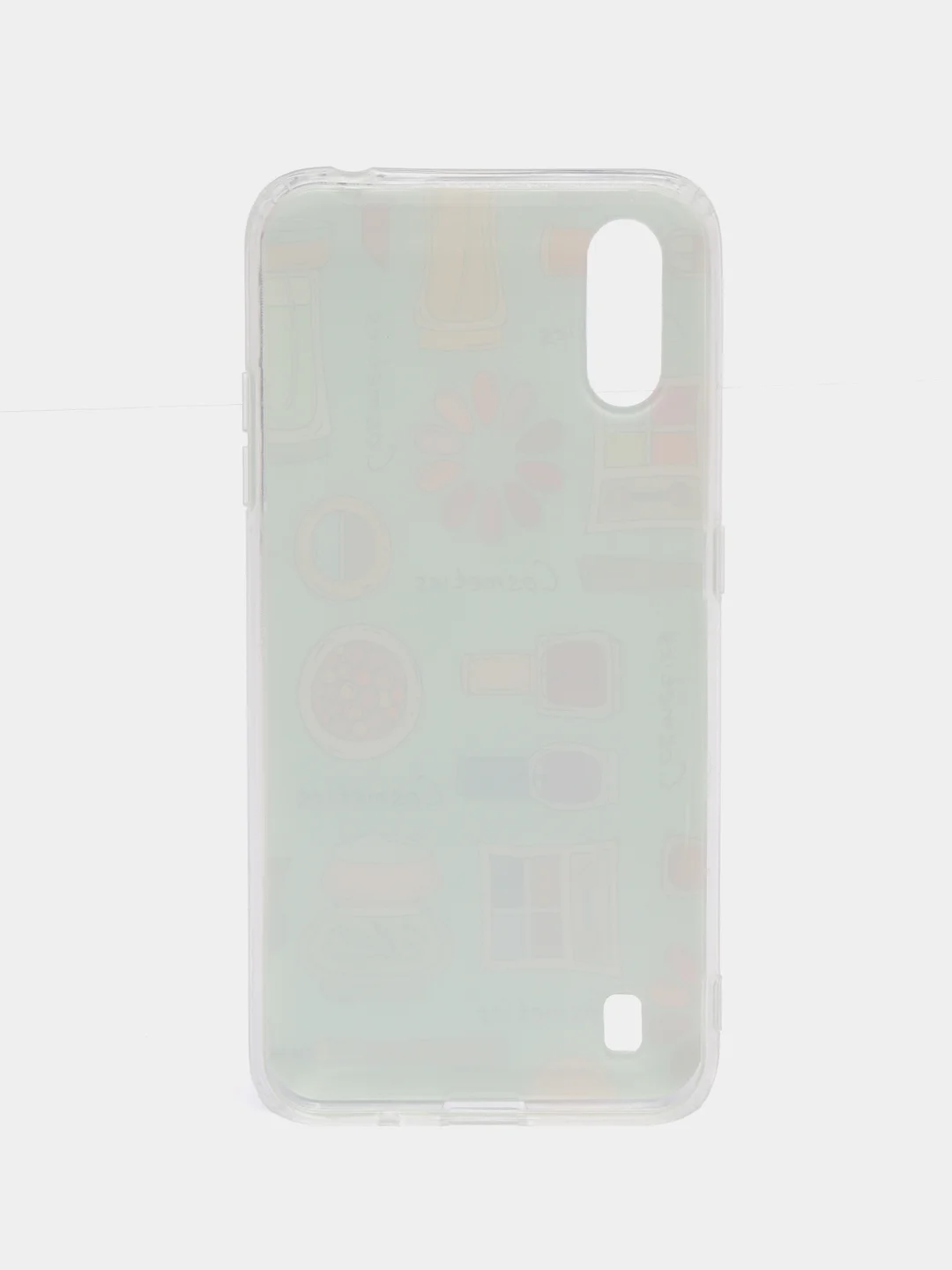Бежевый силиконовый чехол Samsung A10 A50 A20s A71 M51 A01 Core Xiaomi Note 8 8A Pro 8t 7A