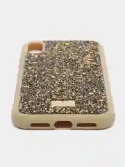 Золотой чехол блестящий c камнями на iPhone XR X XS 11 pro Max