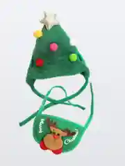 Новогодний костюм для кошек и собак, шапка и слюнявчик