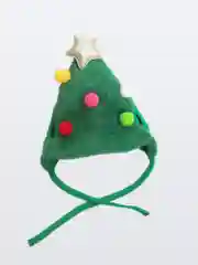Новогодний костюм для кошек и собак, шапка и слюнявчик