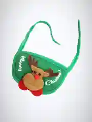 Новогодний костюм для кошек и собак, шапка и слюнявчик