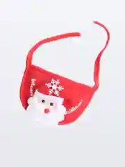 Новогодний костюм для кошек и собак, шапка и слюнявчик