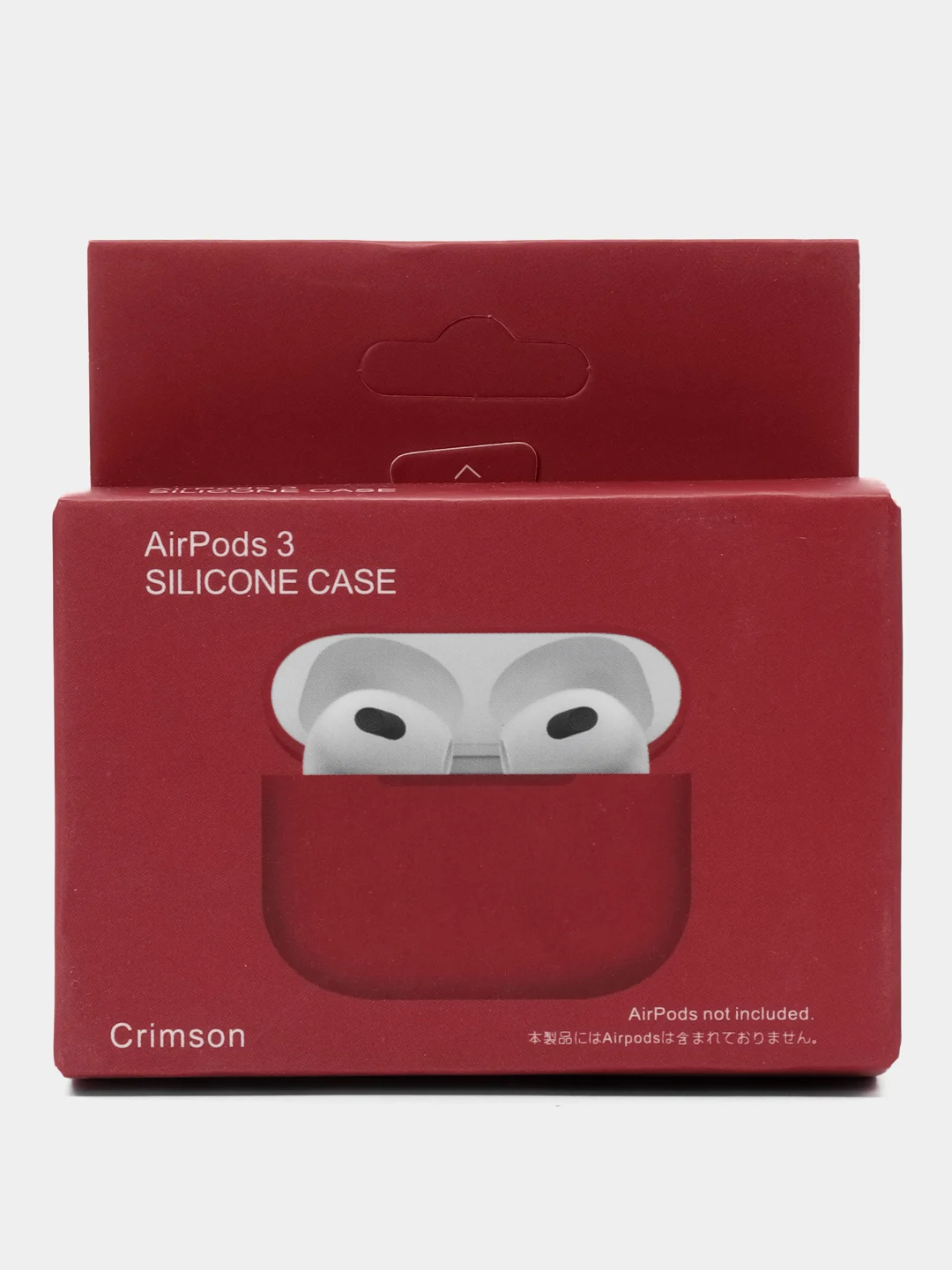 Алый силиконовый чехол для AirPods 3 поколения 2021