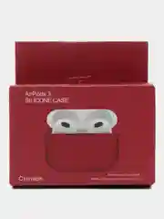 Алый силиконовый чехол для AirPods 3 поколения 2021