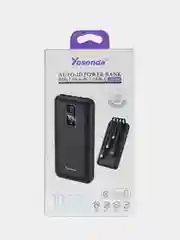Внешний аккумулятор Yosonda Black Power Bank, 10000 mAh
