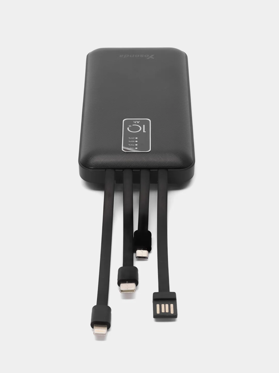 Внешний аккумулятор Yosonda Black Power Bank, 10000 mAh