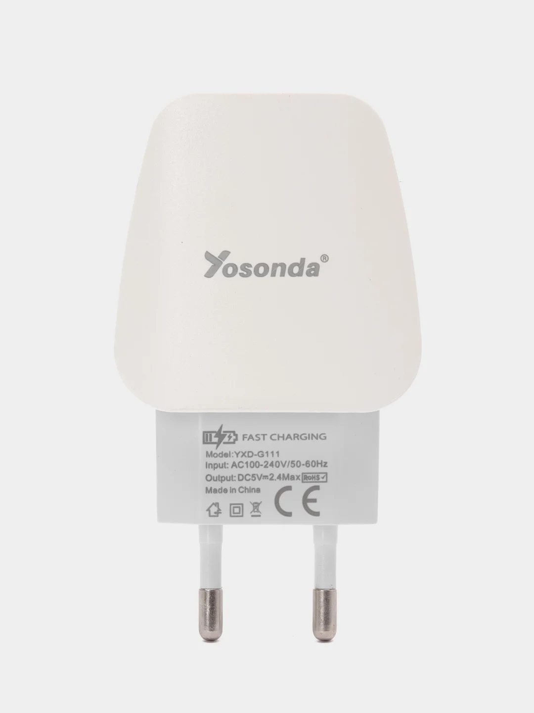 Зарядное устройство Yosonda Lightning, Type-C на Samsung, Honor, Huawei, Xiaomi, быстрая зарядка