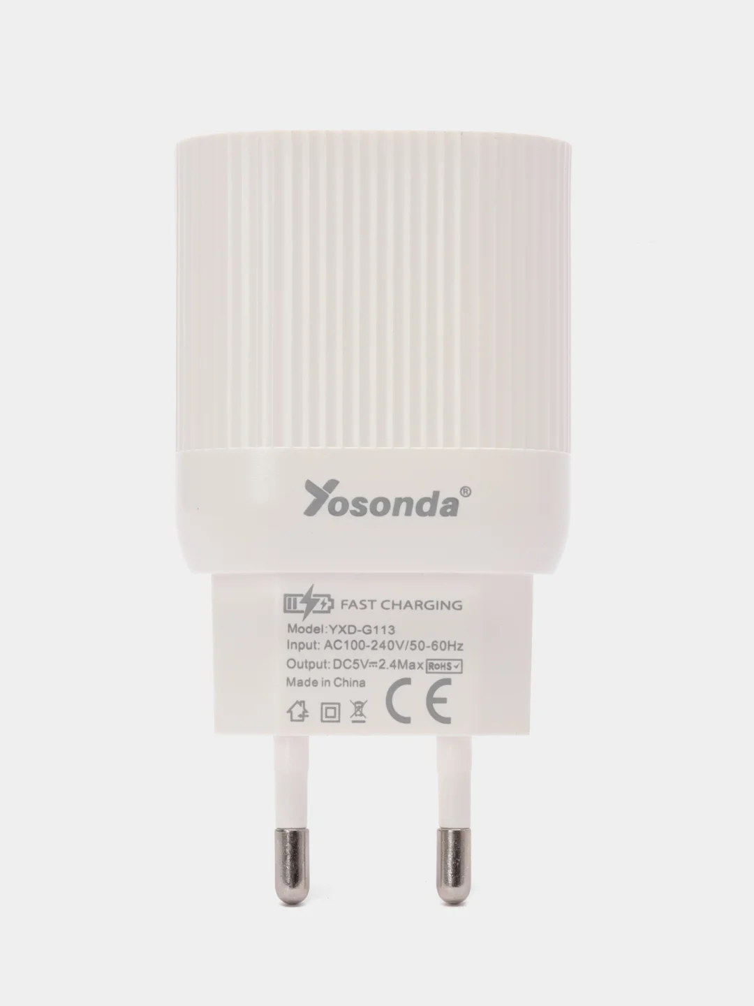 Зарядное устройство Yosonda Lightning, Type-C на Samsung, Honor, Huawei, Xiaomi, быстрая зарядка