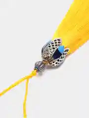 Желтый кисточка декоративная для рукоделия, 9 см