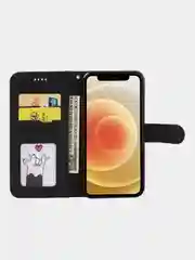 Черный кожаный (PU) чехол книжка Realme C12 / Realme C25 / Realme Narzo 20 / Realme 7i